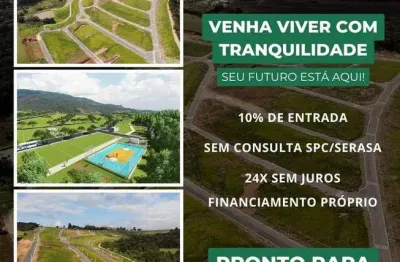 Liberado pra construir | lotes a partir de 250m² em extrema | área de lazer e lagos | pagamento facilitado