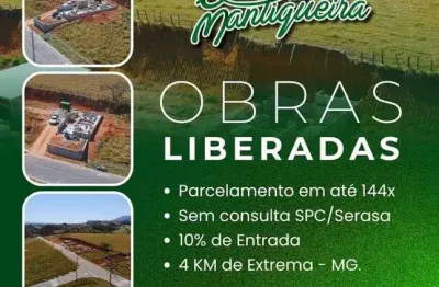 More ou invista em extrema | lotes a venda com pagamento facilitado | área de lazer e lagos
