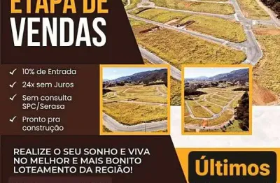 Lotes/terrenos com financiamento sem burocracia em extrema | vista pra serra do lopo | lazer e lagos
