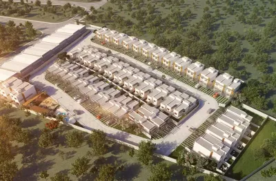 Casas térreas de 55m² a venda na região de atibaia próximo ao centro em condomínio fechado com lazer