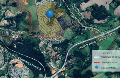 VILLA HARMONIA Bragança Paulista | LOTES a venda em Condomínio Fechado próximo ao CENTRO e ao LAGO do TABOÃO