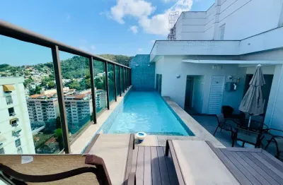 Apartamento de 3 quartos com suíte, vaga, varanda e área de lazer completa a venda em santa rosa - niterói