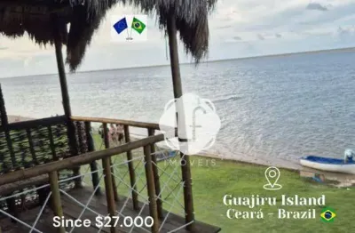 Terreno à venda, 450 m² por r$ 149.000,00 - ilha do guajiru  - itarema/ce