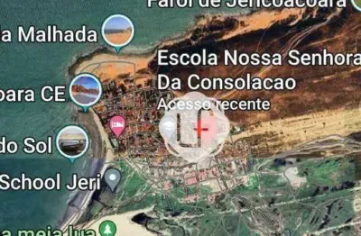 Terreno à venda, 603 m² por r$ 3.000.000,00 - jericoacoara - jijoca de jericoacoara/ce