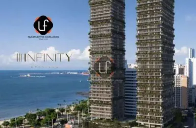 Infinity residence beira mar  fortaleza: aptos compactos luxo - vista mar definitiva desde r$ 622 mil - chance de investimento garantido.
