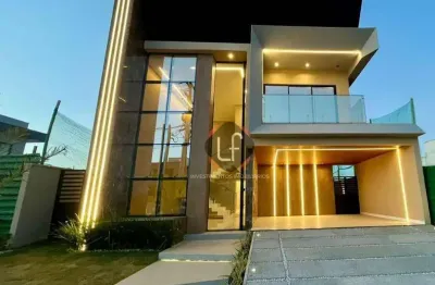 Casa em condomínio fechado com 4 quartos à venda na Avenida José Amora Sá, 2695, Cidade Alpha, Eusébio
