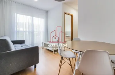 Apartamento mobiliado com 2 quartos e 1 banheiro para alugar, 46 m² por r$ 1.872 /mês