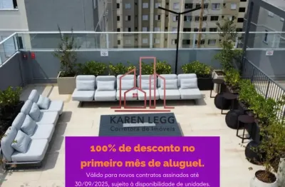 Apartamento com 2 quartos e 1 banheiro para alugar, 47 m² por r$ 1.968/mês