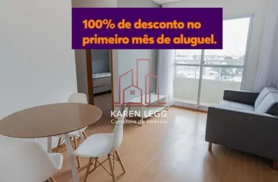 Apartamentos mobiliados, 2 quartos com sacada para locação