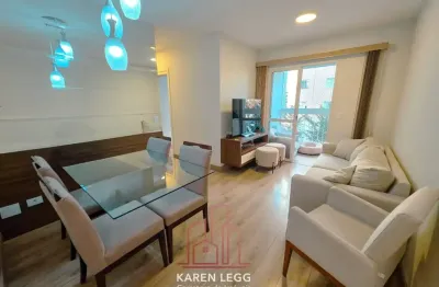 Apartamento mobiliado à venda no condomínio bella vita sole, campo comprido - curitiba - pr