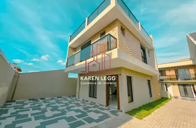 Triplex novo alto padrão 142m², 3 suítes, 2 vagas à venda – xaxim