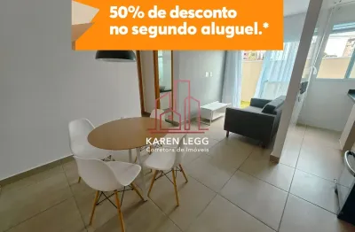 Apartamento garden mobiliado para locação - jardim botânico