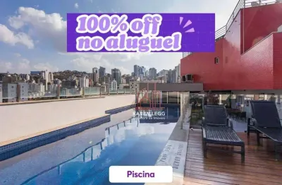 Apartamento com 1 dormitório para alugar, 43 m² por R$ 4.559,00/mês - Conjunto Santa Maria - Belo Horizonte/MG