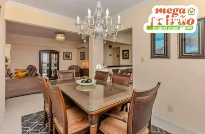 Aluguel anual: apartamento 3 quartos sendo 1 suíte master mobiliado com vista para o mar, em balneário camboriú