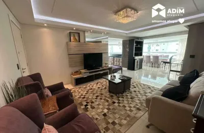 Aluguel anual: apartamento de 3 suítes com sacada integrada na barra norte em balneário camboriú