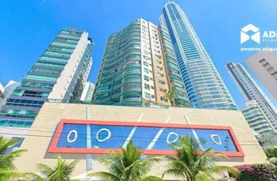 Aluguel anual: apartamento frente mar 3 suítes mobiliado em balneário camboriú