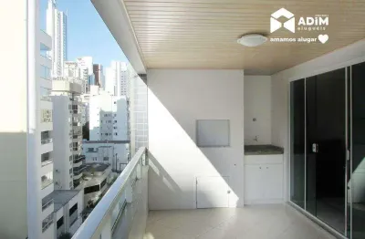 Aluguel anual; apartamento de 2 dormitórios, sendo 1 suíte no centro de balneário camboriú