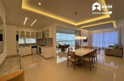 Apartamento exclusivo com 4 suítes em meia praia, itapema – 180 m² para aluguel