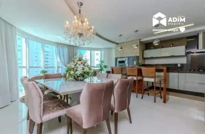 Aluguel anual: apartamento 3 suítes mobiliado na barra sul em balneário camboriú - sc.