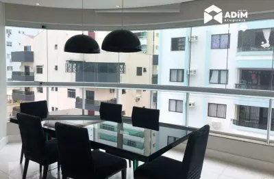 Aluguel anual: apartamento mobiliado 3 dormitórios sendo 1 suíte, e 2 demi suíte no centro de balneário camboriú