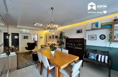 Apartamento Alto padrão mobiliado e equipado, com 3 suítes na quadra do mar em Balneário Camboriú.