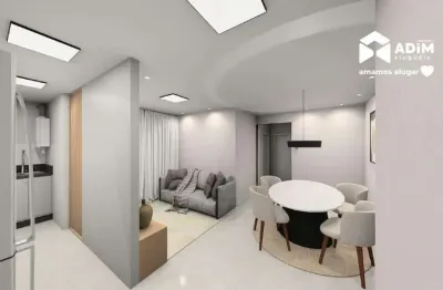 Aluguel anual: apartamento novo semi mobiliado sendo 2 quartos no centro de balneario camboriu