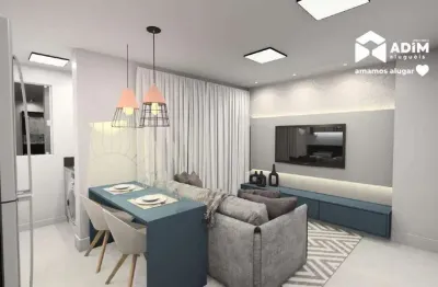 Aluguel anual: apartamento semi mobiliado, sendo 2 quartos o centro de balneário camboriú