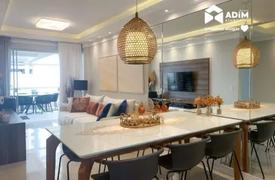 Aluguel Anual: Apartamento Garden decorado com 3 dormitórios, na barra sul de Balneário Camboriú