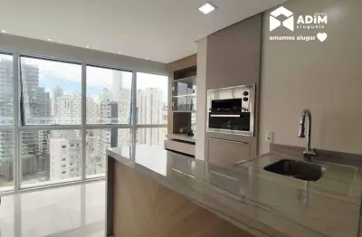 Aluguel anual: Apartamento de 3 suítes mobiliado e decorado quadra mar na Barra Norte em Balneário Camboriú - SC
