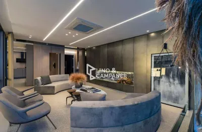 Apartamento com 3 dormitórios à venda, 181 m² por r$ 1.950.000,00 - gleba fazenda palhano - londrina/pr