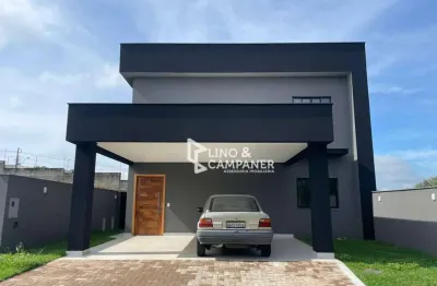 Casa com 3 dormitórios para alugar, 190 m² por r$ 6.950,00/mês - condomínio parque tauá - araçari - londrina/pr