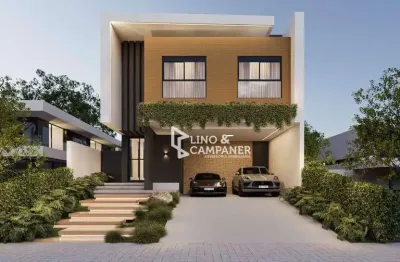 Casa com 3 suítes à venda, 210 m² por r$ 1.785.000 - condomínio parque tauá - aranguá - londrina/pr