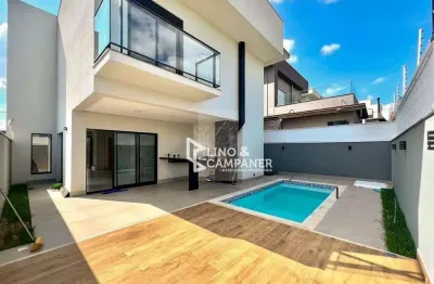 Casa com 4 suítes  à venda, 213 m² por r$ 1.550.000 - condomínio parque tauá - araçari - londrina/pr
