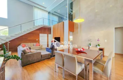 Casa com 3 suítes à venda, 220 m² por r$ 2.750.000 - condomínio sun lake residence - londrina/pr