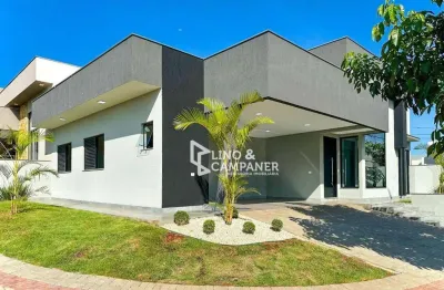 Casa com 3 suítes à venda, 156 m² por r$ 1.290.000 - morada das flores - cambé/pr