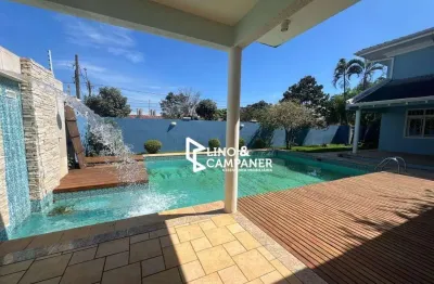 Casa com 4 dormitórios para alugar, 340 m² por r$ 10.000,00/mês - jardim higienópolis - londrina/pr