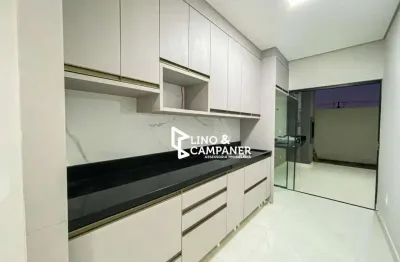 Casa nova à venda – jd. bandeirantes com 03 dormitórios sendo 01 suíte e área gourmet.
