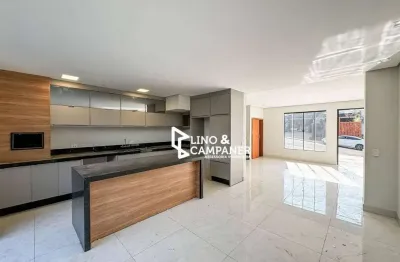 Sobrado moderno com suíte, closet e espaço gourmet – 137m² de conforto!