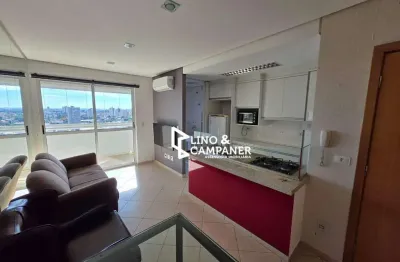 Apartamento com 1 dormitório, 56 m² - venda por r$ 490.000,00 ou aluguel por r$ 3.000,00/mês - edifício paranaguá soho - londrina/pr