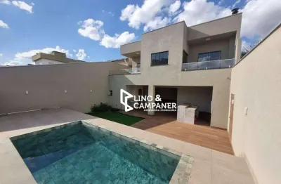 Casa com 3 dormitórios, 240 m²  aluguel por r$ 6.600/mês - caravelle - londrina/pr