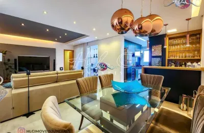 Apartamento à venda no eleve jundiaí de 117 metros com 3 suítes - sol da manhã