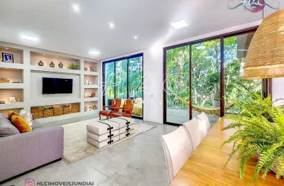 Linda residência com vista para a mata à venda no condomínio terras de santa teresa em itupeva