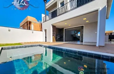 Sobrado novo 3 suítes à venda reserva ermida jundiaí | piscina aquecida