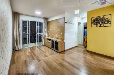 Apartamento com 2 quartos e 1 banheiro para alugar, 54 m² mobiliado com armários, fogão e geladeira no bairro do retiro em jundiaí