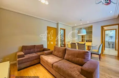 Apartamento mobiliado 105m² | terraços da serra | 2 dorms (1 suíte) + escritório