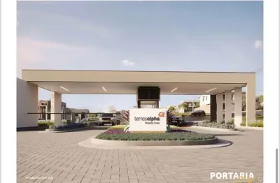 Terras alpha - terreno em condomínio fechado (em contrução )