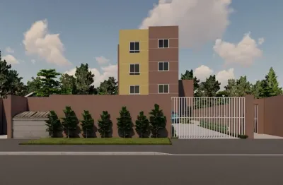 Apartamento a venda de 2 quartos, sacada com churrasqueira, bairro guaraituba/colombo