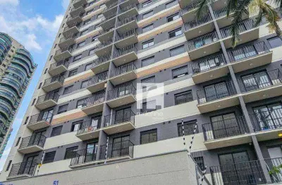 Apartamento com 1 dormitório para alugar, 27 m² por r$ 3.671/mês - rua josé batista pereira, 51 - campo belo - são paulo/sp