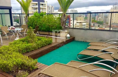 Apartamento duplex com 1 dormitório para alugar, 49 m² por r$ 6.250/mês - vila olímpia - são paulo/sp