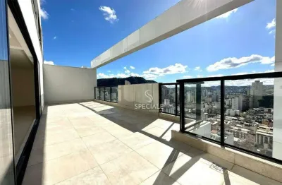 Cobertura triplex com 5 suítes à venda, 320 m² por r$ 2.600.000 - granbery - juiz de fora/mg